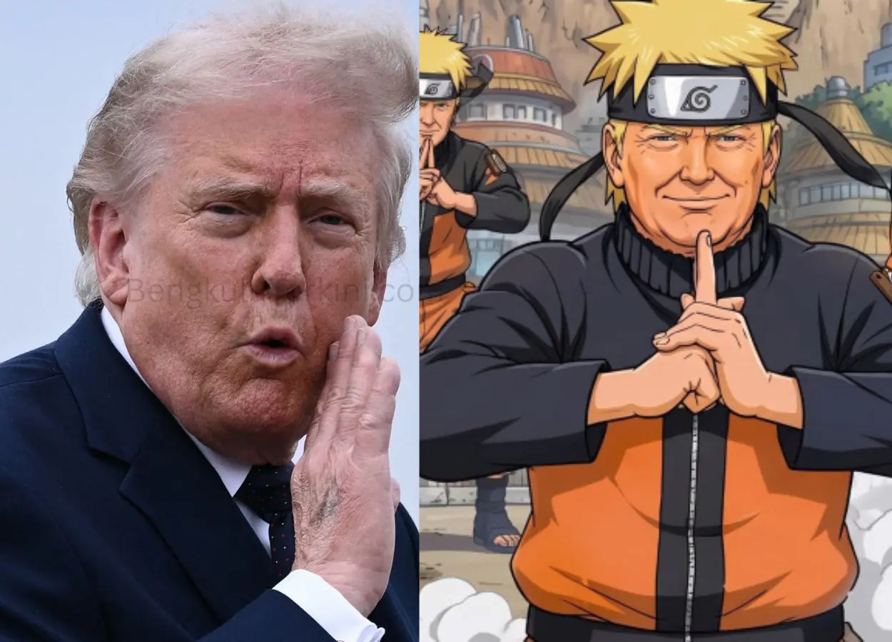 Trump Jadi Naruto di Media Sosial, Langsung “Digeruduk” Lebih dari 20.000 Warga Jepang