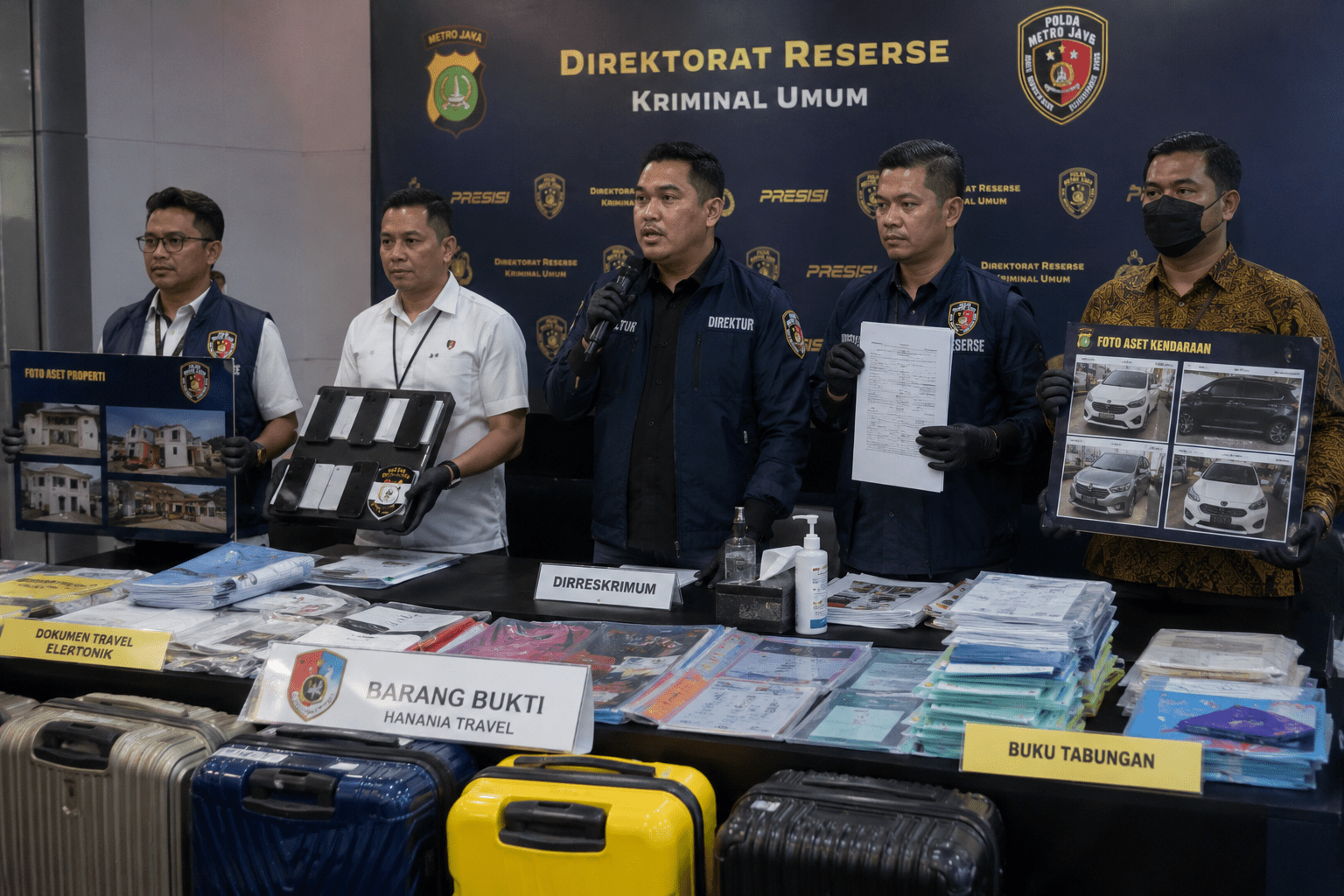 Polisi Sita Sejumlah Aset dalam Kasus Dugaan Penipuan Umrah Hanania Travel