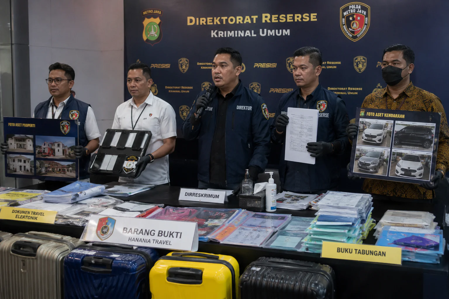Polisi Sita Sejumlah Aset dalam Kasus Dugaan Penipuan Umrah Hanania Travel