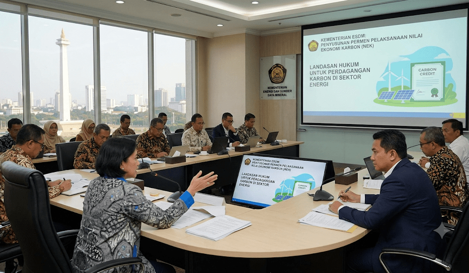 ESDM Siapkan Aturan Turunan Perpres Karbon, Fokus Perkuat Tata Kelola Pasar Karbon ESDM Siapkan Aturan Turunan Perpres Karbon, Fokus Perkuat Tata Kelola Pasar Karbon