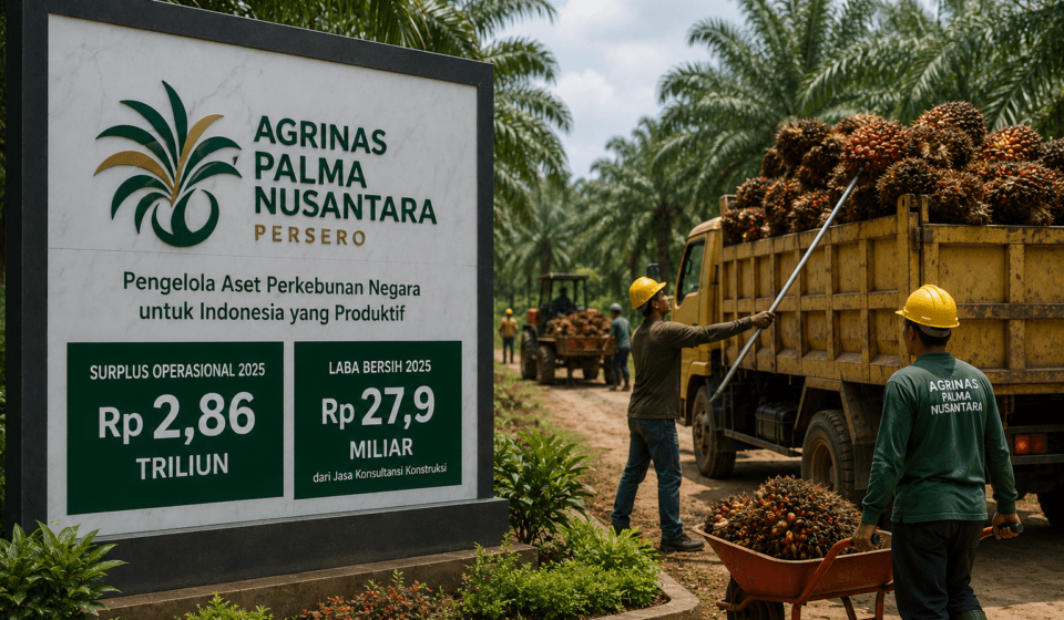 Agrinas Palma Catat Surplus Rp2,86 Triliun, Kelola 1,7 Juta Hektare Perkebunan