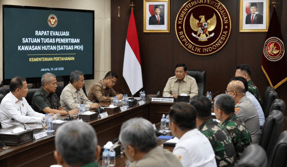 Sjafrie Kumpulkan Satgas PKH di Kemhan, Evaluasi Penertiban Kawasan Hutan Sjafrie Kumpulkan Satgas PKH di Kemhan, Evaluasi Penertiban Kawasan Hutan