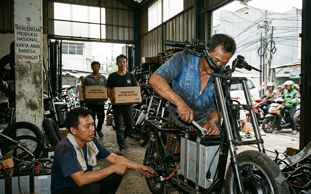 Motor listrik nasional segera meluncur