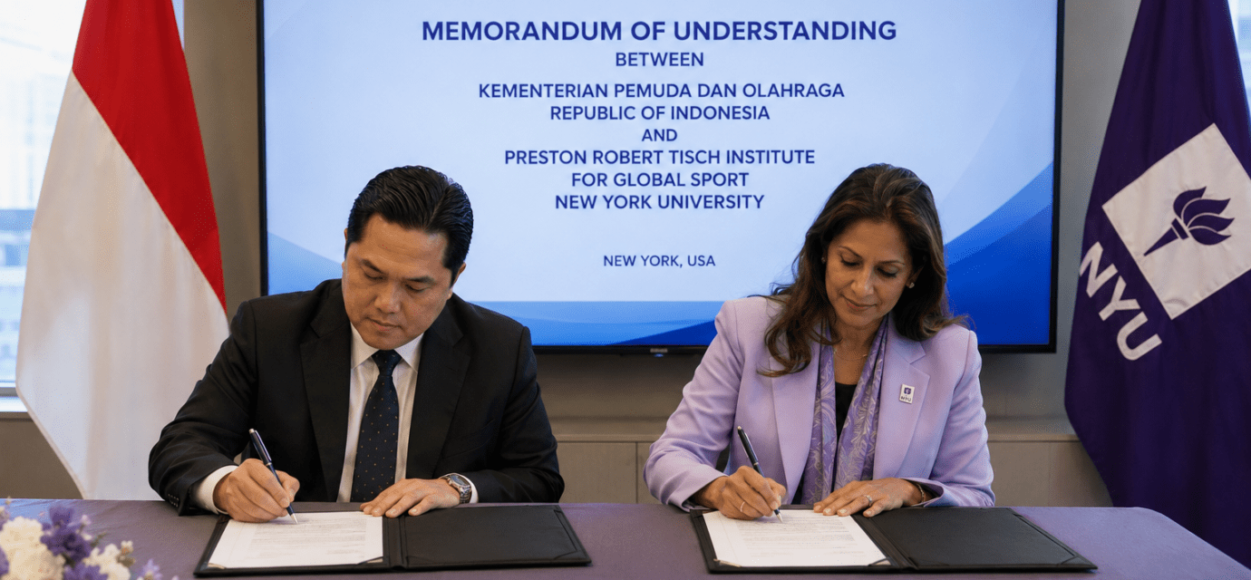 Kemenpora Gandeng NYU Bangun Ekosistem Olahraga Indonesia Berstandar Global