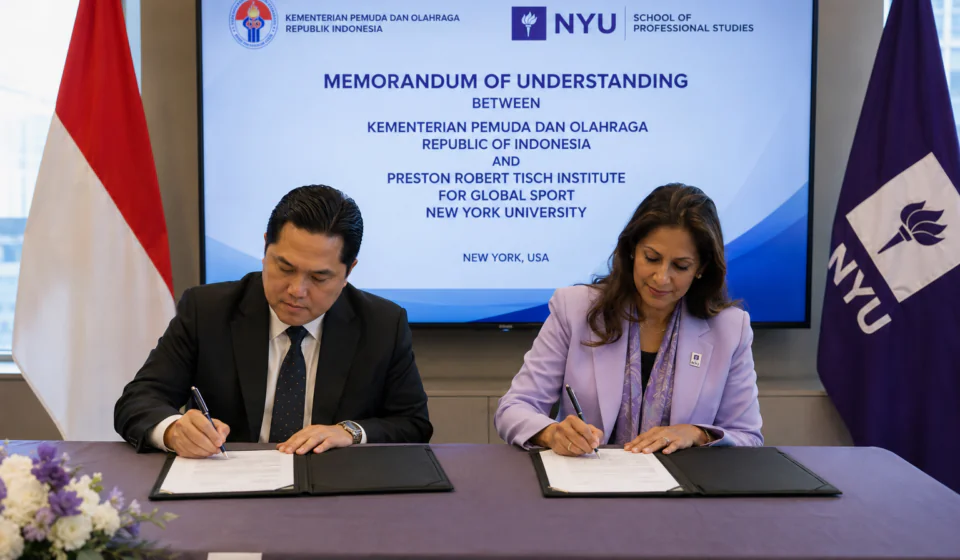 Kemenpora Gandeng NYU Bangun Ekosistem Olahraga Indonesia Berstandar Global