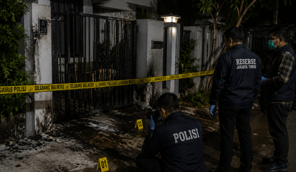 Rumah Pengacara di Ciracas Dilempar Bom Molotov, Polisi Dalami Motif Pelaku Rumah Pengacara di Ciracas Dilempar Bom Molotov, Polisi Dalami Motif Pelaku
