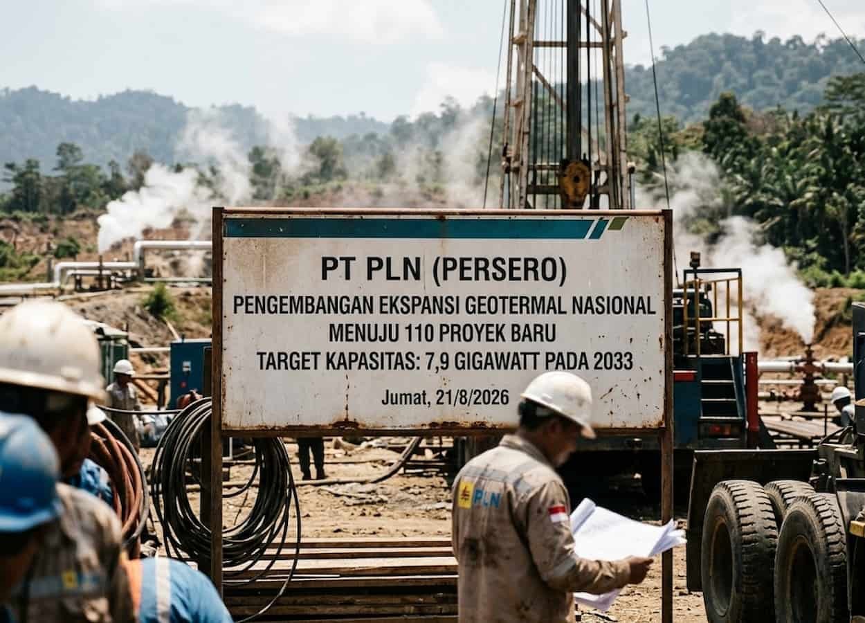 PLN Siapkan 110 Proyek Geotermal untuk Energi Bersih