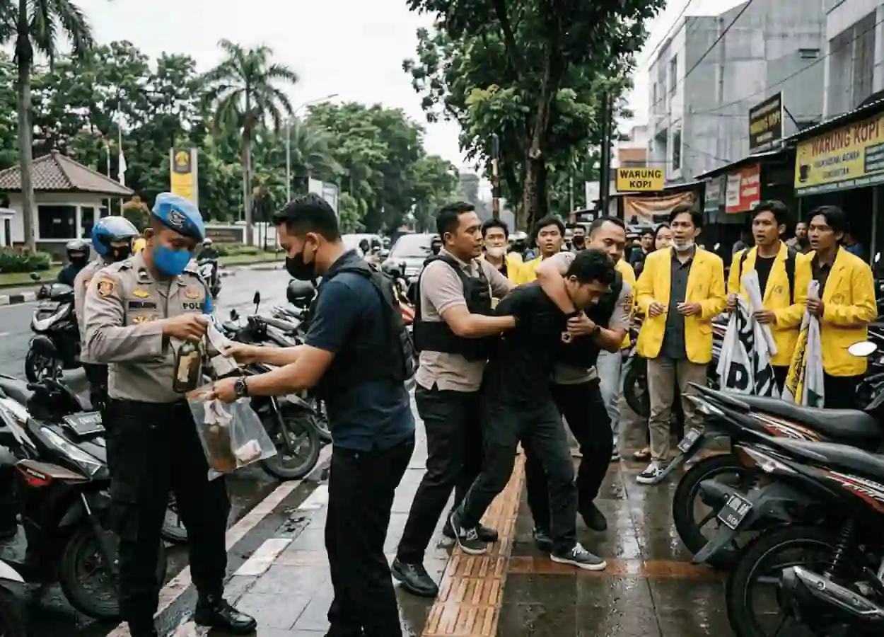 21 Provokator Demo Jakarta Ditangkap, Bawa Molotov 