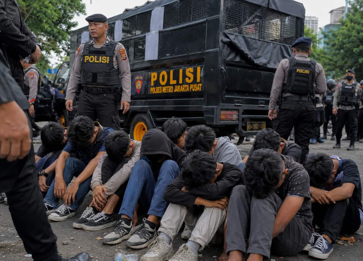 Krisis Sosial Penangkapan 25 Remaja Terlibat Kerusuhan 