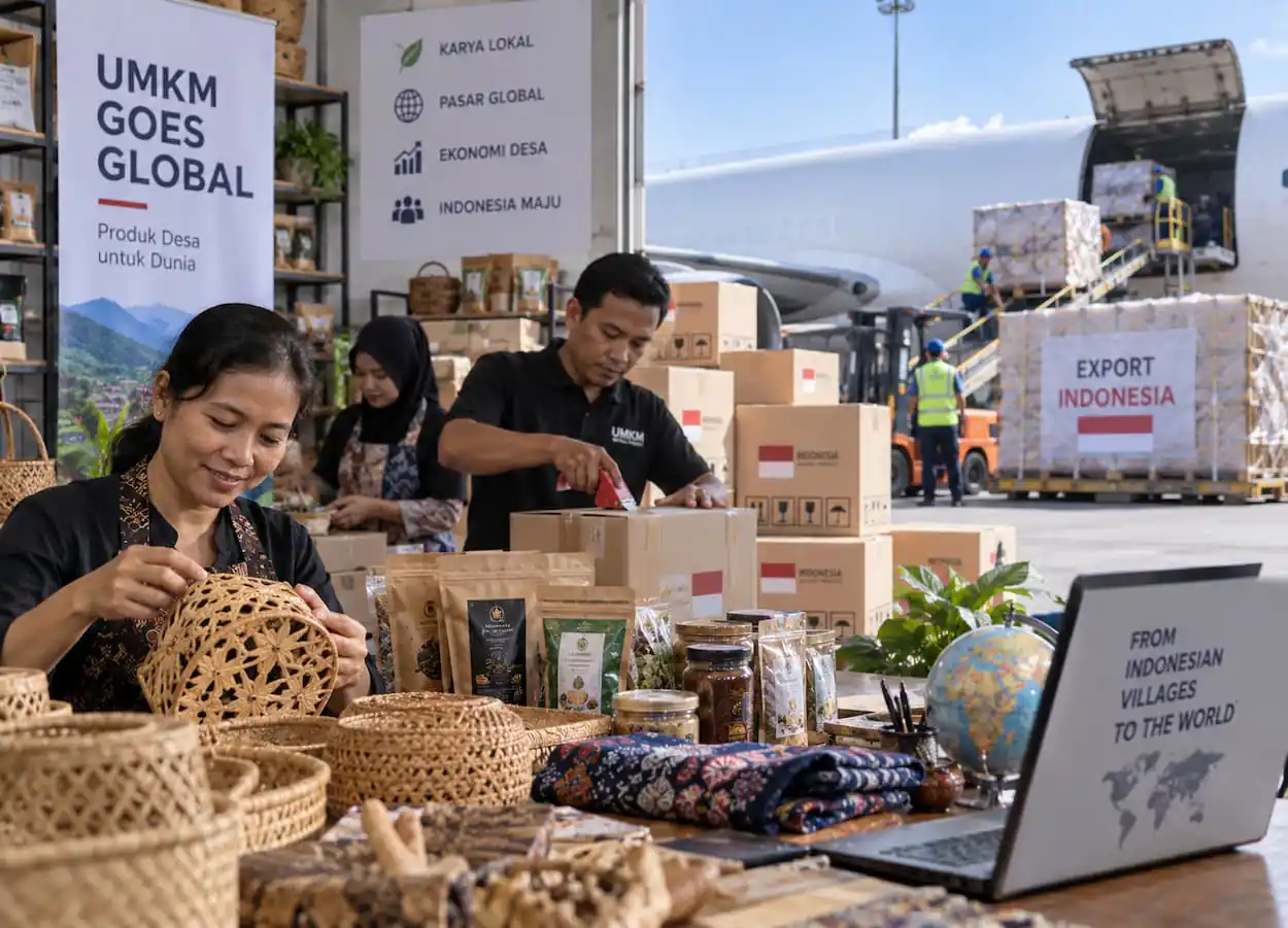 Produk Desa Tembus Pasar Dunia Tanpa Perantara